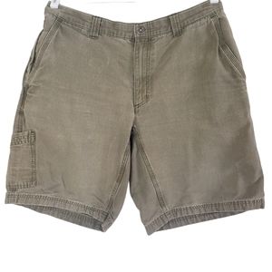 Columbia Men's Cargo Shorts 36 waist Olive pocket hiking outdoors camping